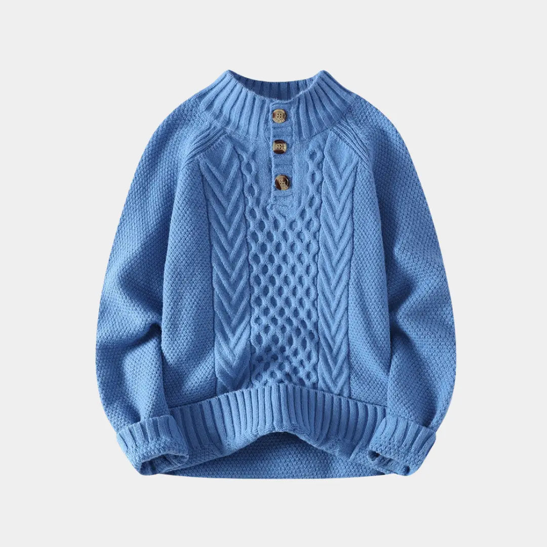Klassischer Strickpullover