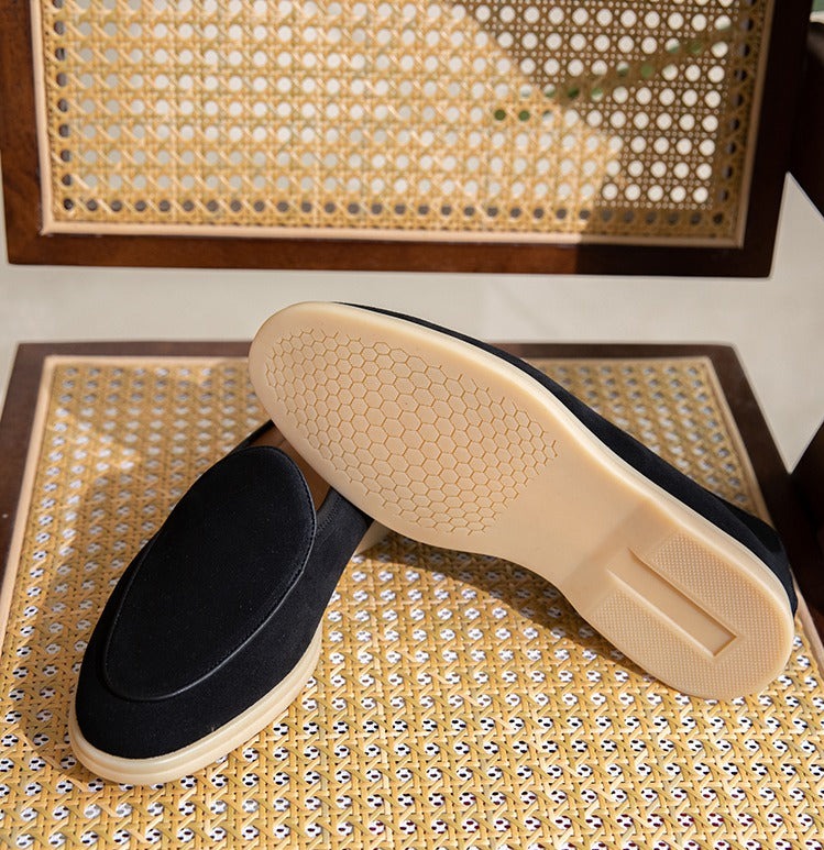 Du Cap belgische Slipper aus Wildleder