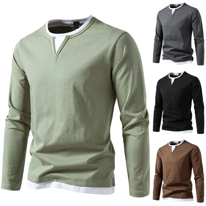 Weitblick Herren Langarmshirt