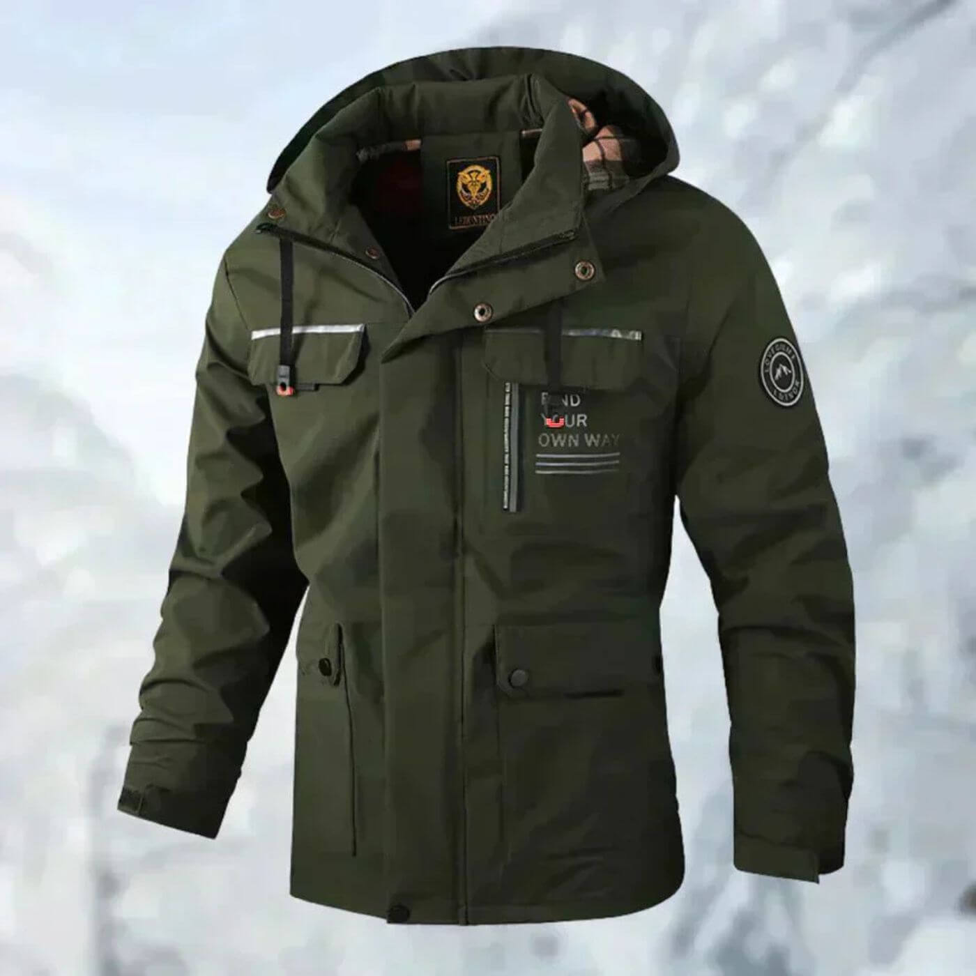 Teyvaro™ Wasserdichte Outdoor-Jacke Für Herren