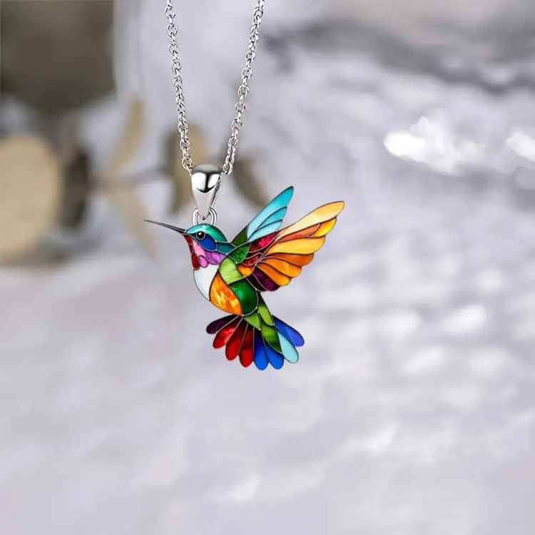 Samantha - Elegante Kolibri Halskette