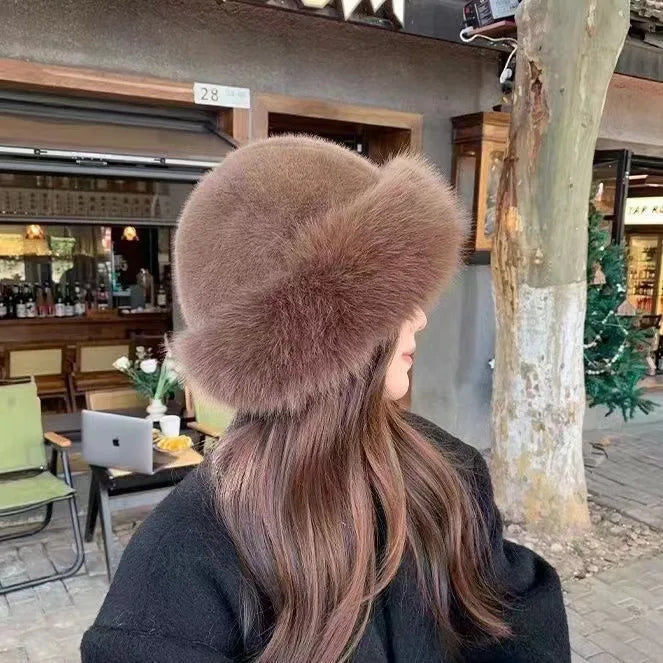 Beryll Elegante Pelzmütze