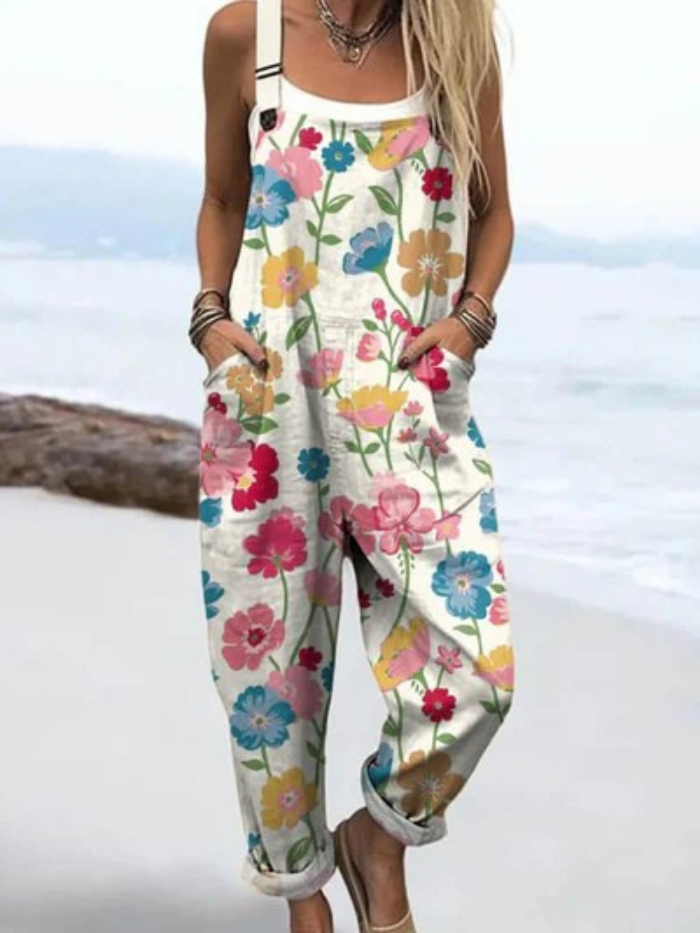 Naomie - Leichte Vintage-Jumpsuit