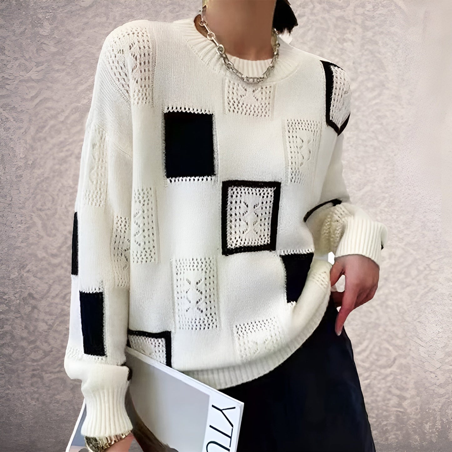 Damen Winterpullover elegant langarm moderner Schnitt vielseitig kombinierbar