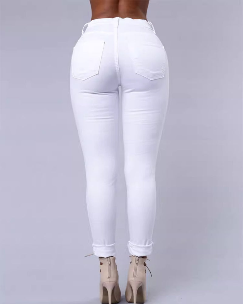 Jeans mit Hoher Taille