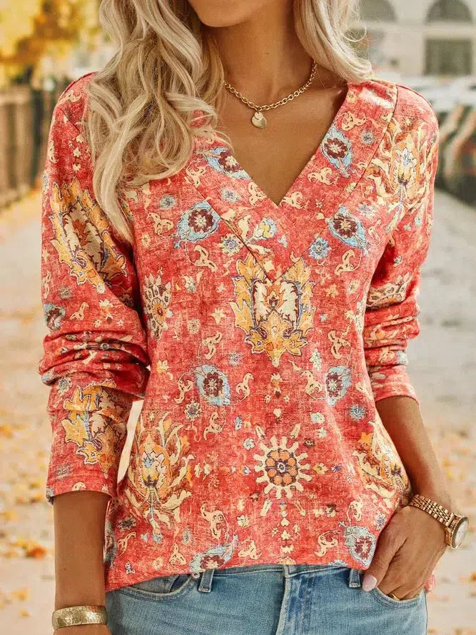 Blumenliebe Boho Oberteil