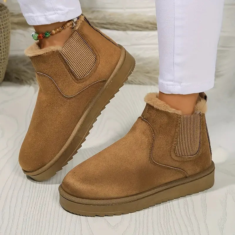 Tatjana™ Woll Boots mit Fleece-Innenfutter
