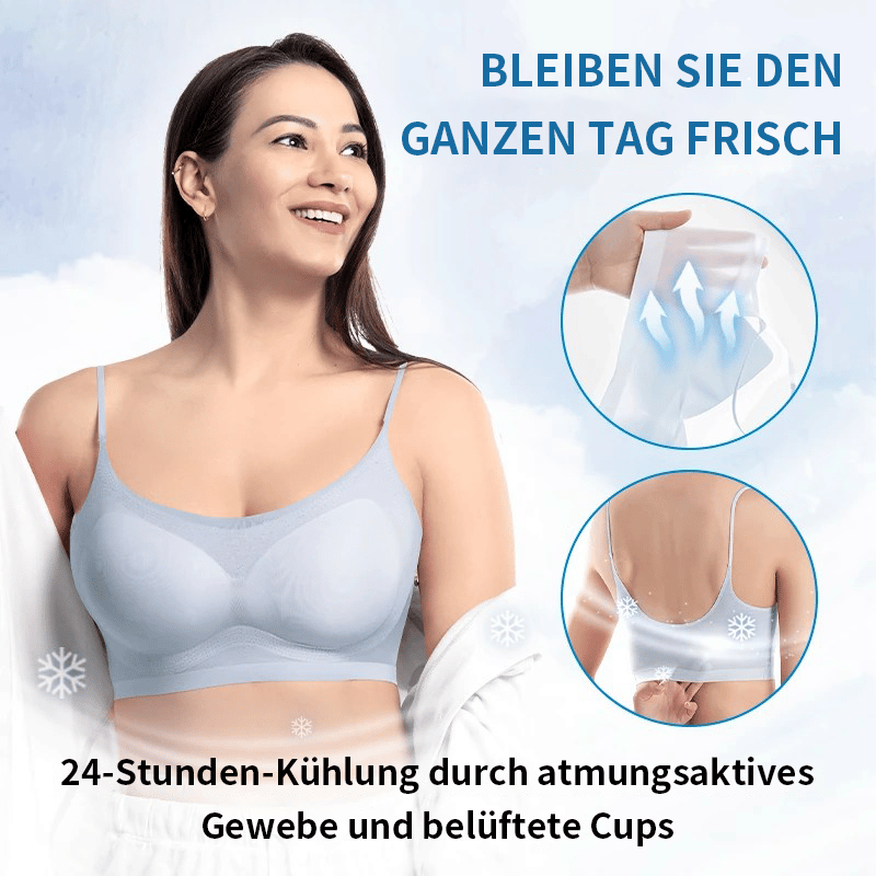 Nahtloser & ultradünner Sommer-Komfort-BH aus Eisseide