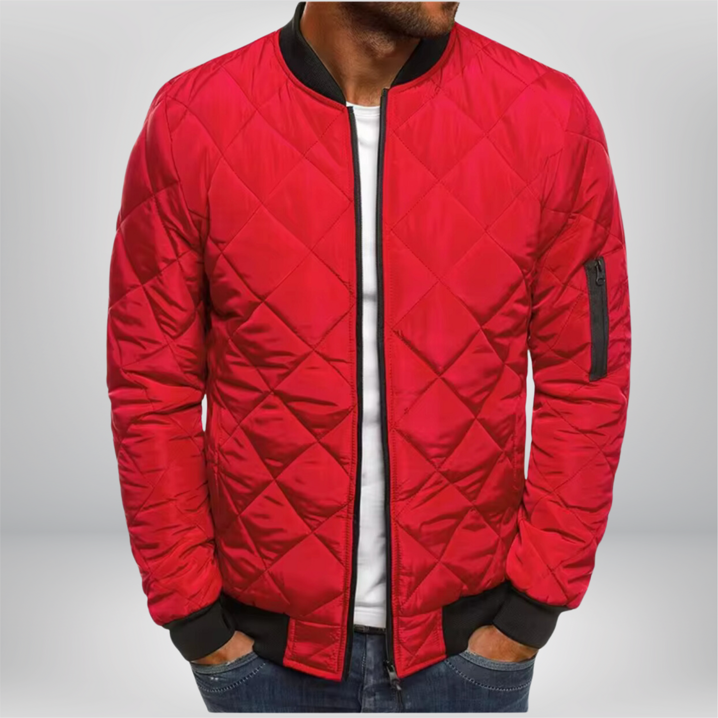 Leichte Bomberjacke