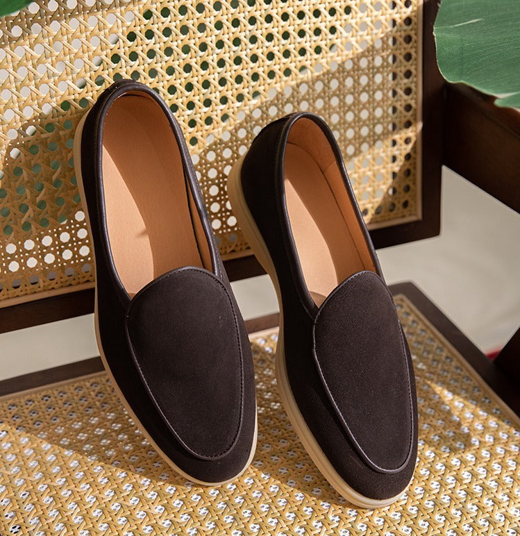 Du Cap belgische Slipper aus Wildleder