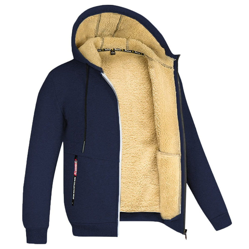 Weiche und warme Herrenjacke