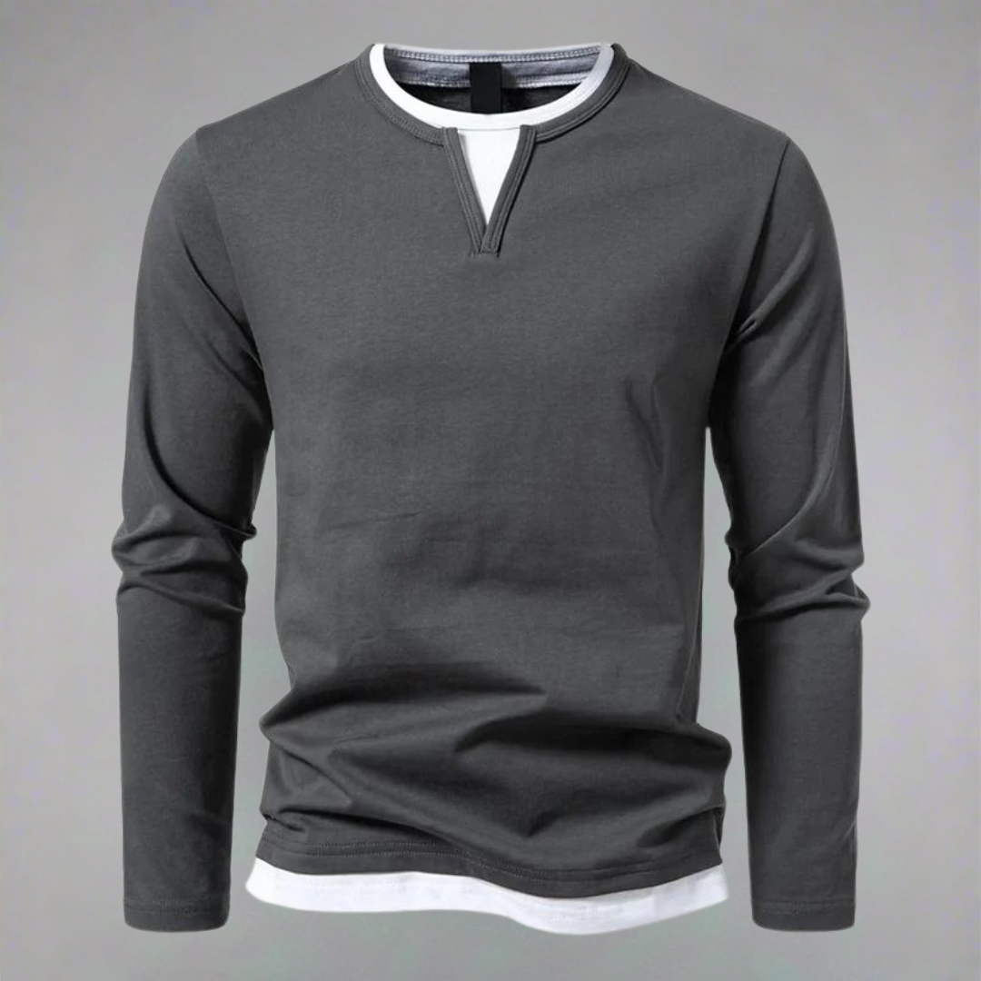 Weitblick Herren Langarmshirt