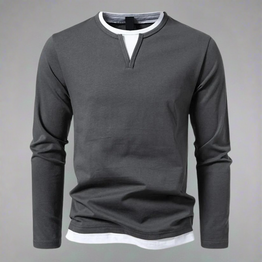 Weitblick Herren Langarmshirt