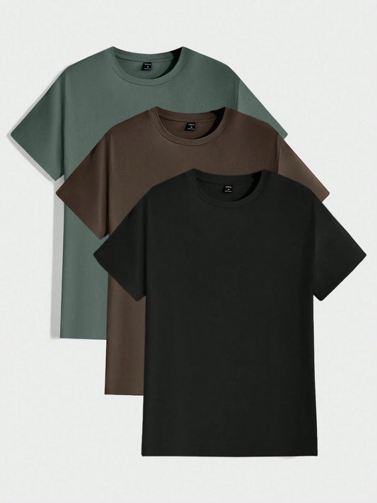 Rundstruktur Herren T-Shirt