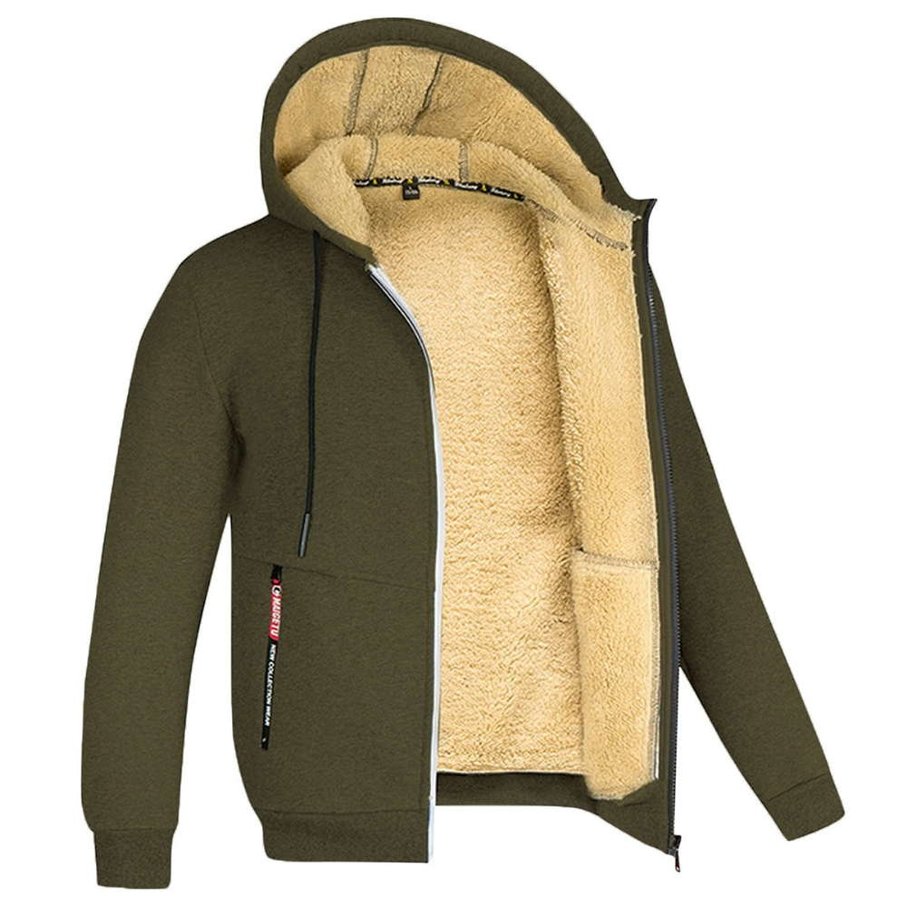 Weiche und warme Herrenjacke