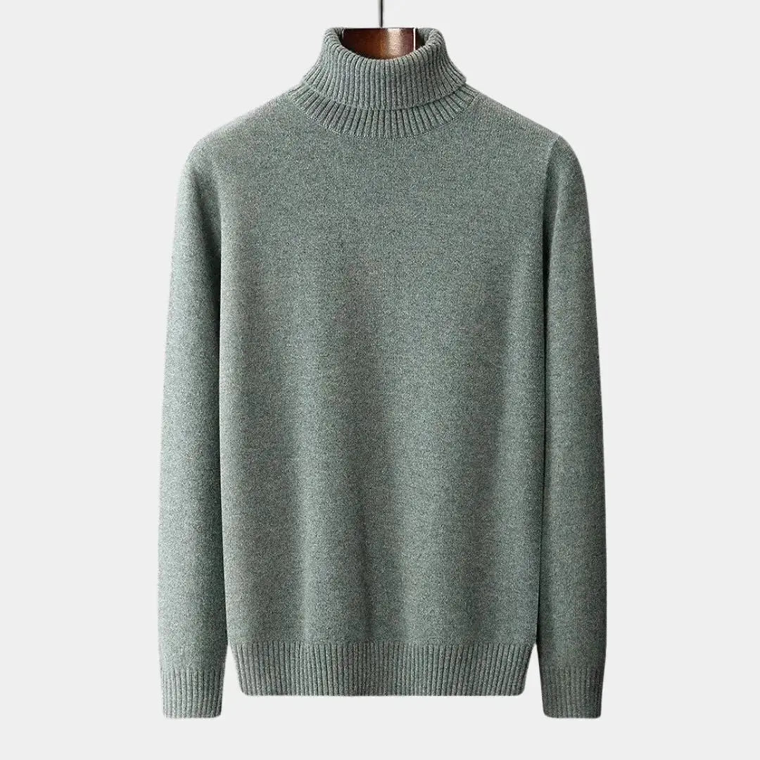 Rollkragenpullover aus 100% Merinowolle