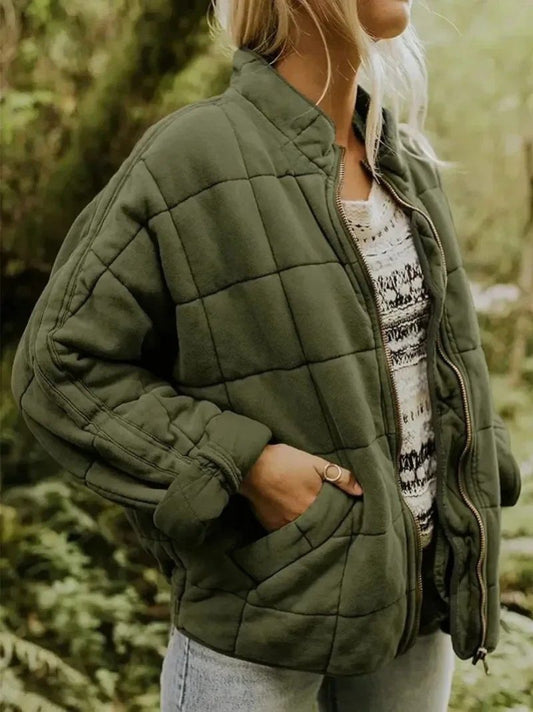 Josiane™ Gefütterte Jacke mit elegantem Oversized-Look