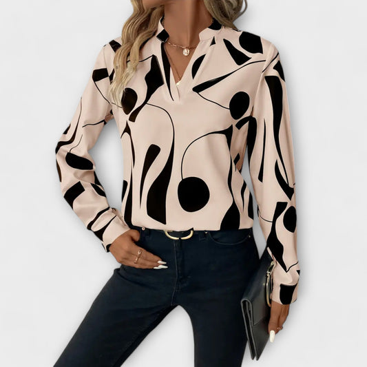 Feinschnitt Bluse
