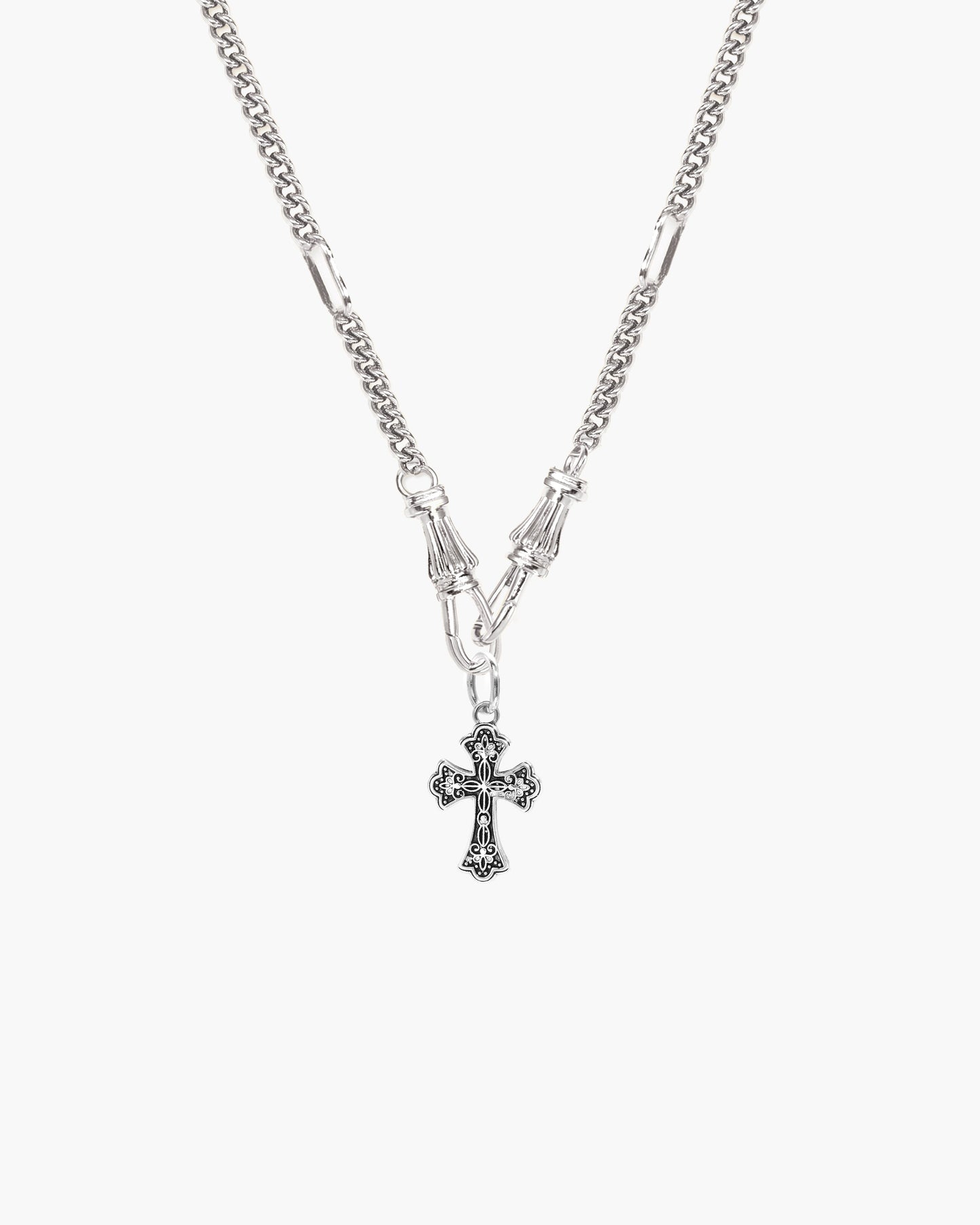 Damen Halskette Gold mit Charm Holder Verschluss Edelstahl wasserfest hypoallergen