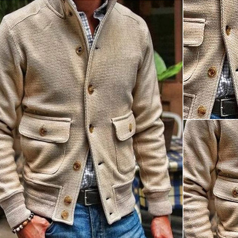 Modische Jacke mit Stehkragen