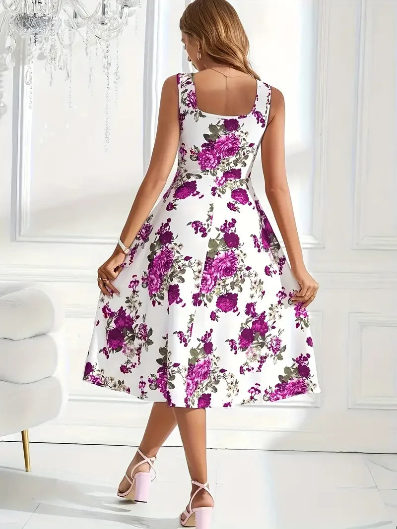 Nikolina Modisches und Elegantes Midi-Kleid