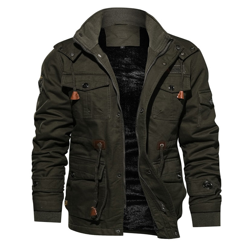 Hermann Elegante Kapuzen Jacke