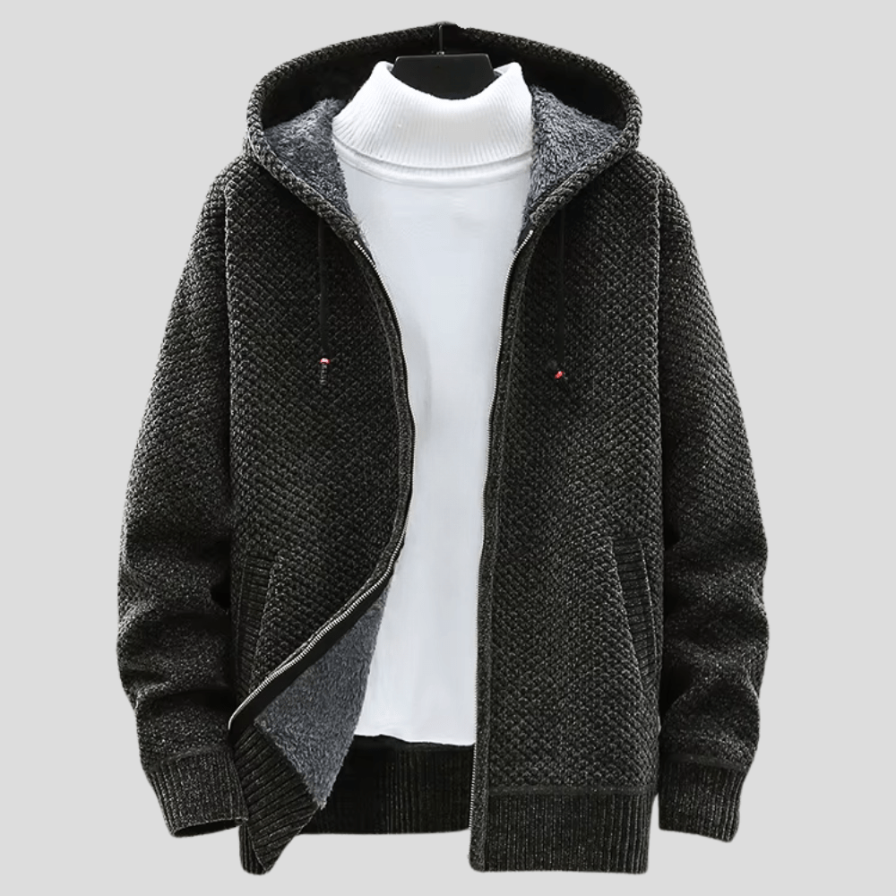 Werner™ Stilvoller Strick-Hoodie