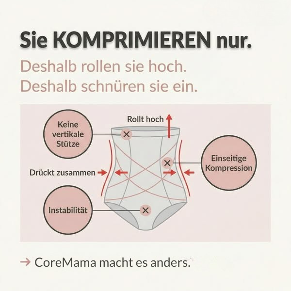 CoreMama – High-Waist Shape Shorts nach der Schwangerschaft