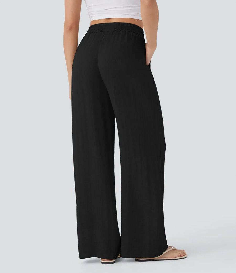 Zafeiria Elegante Leinenhosen