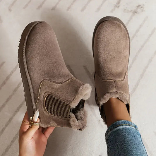 Tatjana™ Woll Boots mit Fleece-Innenfutter
