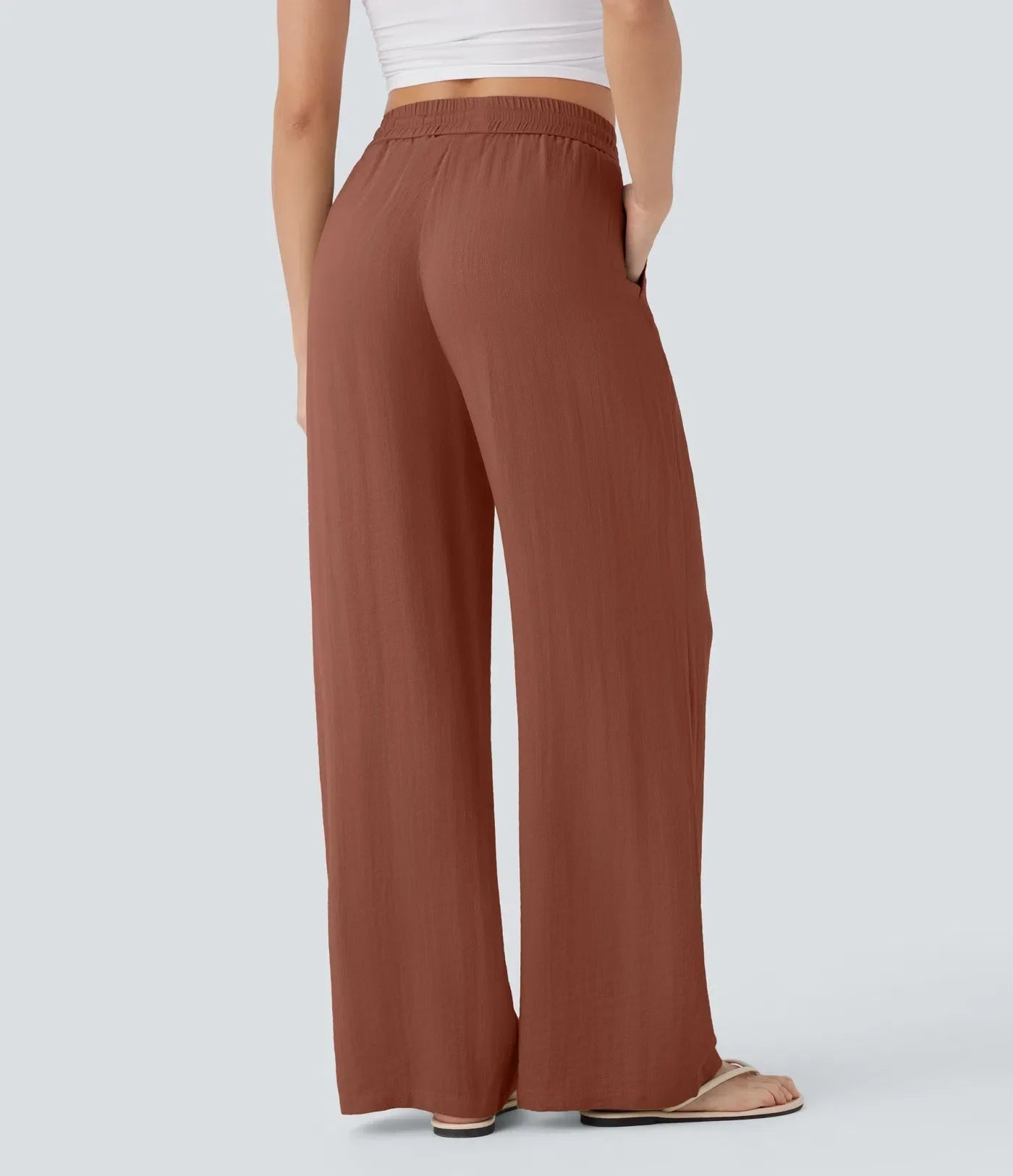 Zafeiria Elegante Leinenhosen