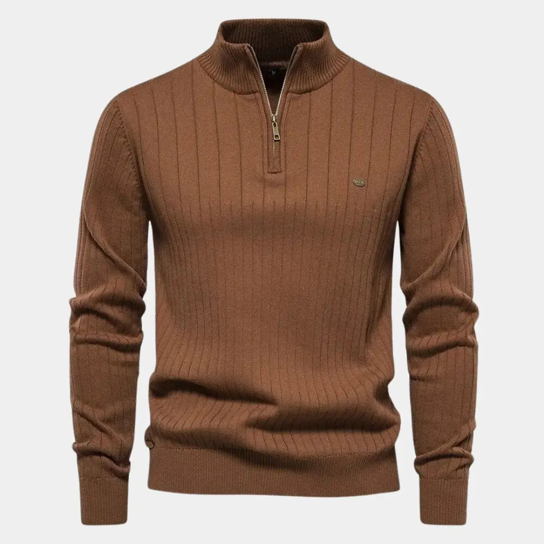 Baumwollstrickpullover