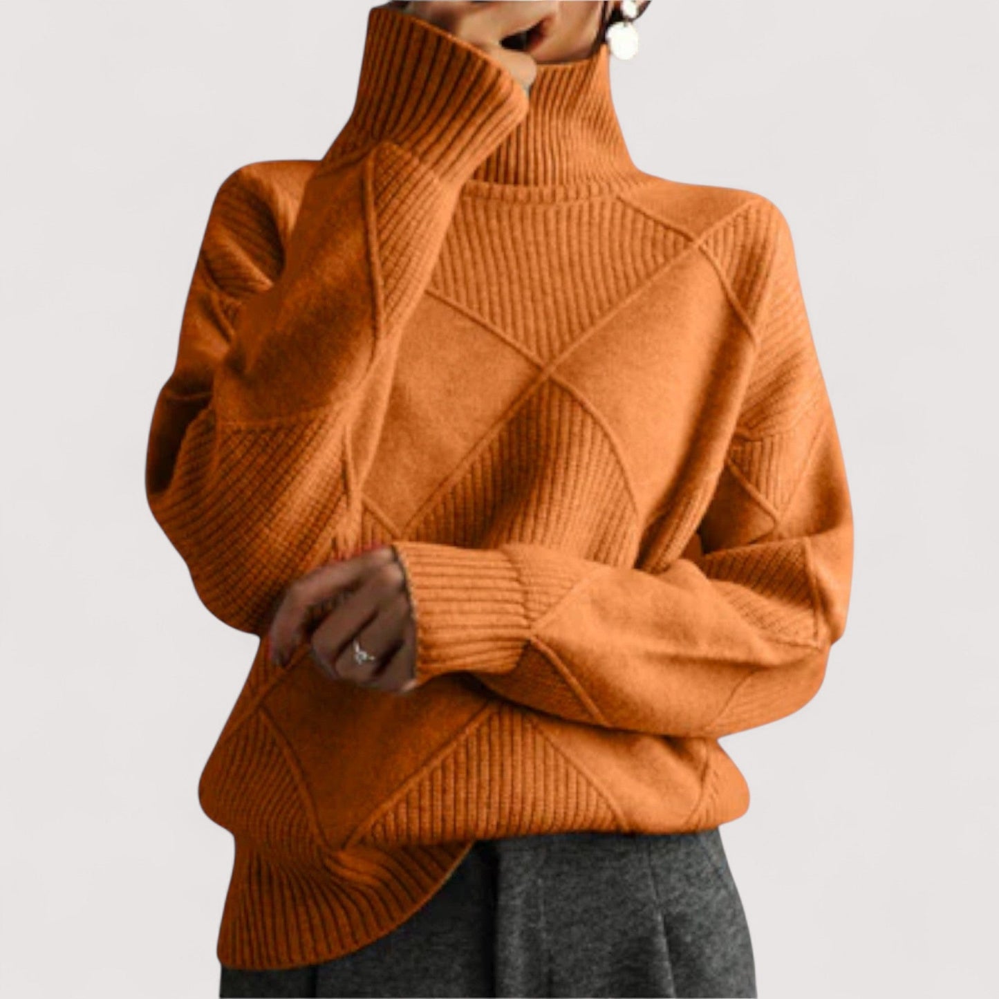 Leina™ Gemütlicher Rollkragenpullover