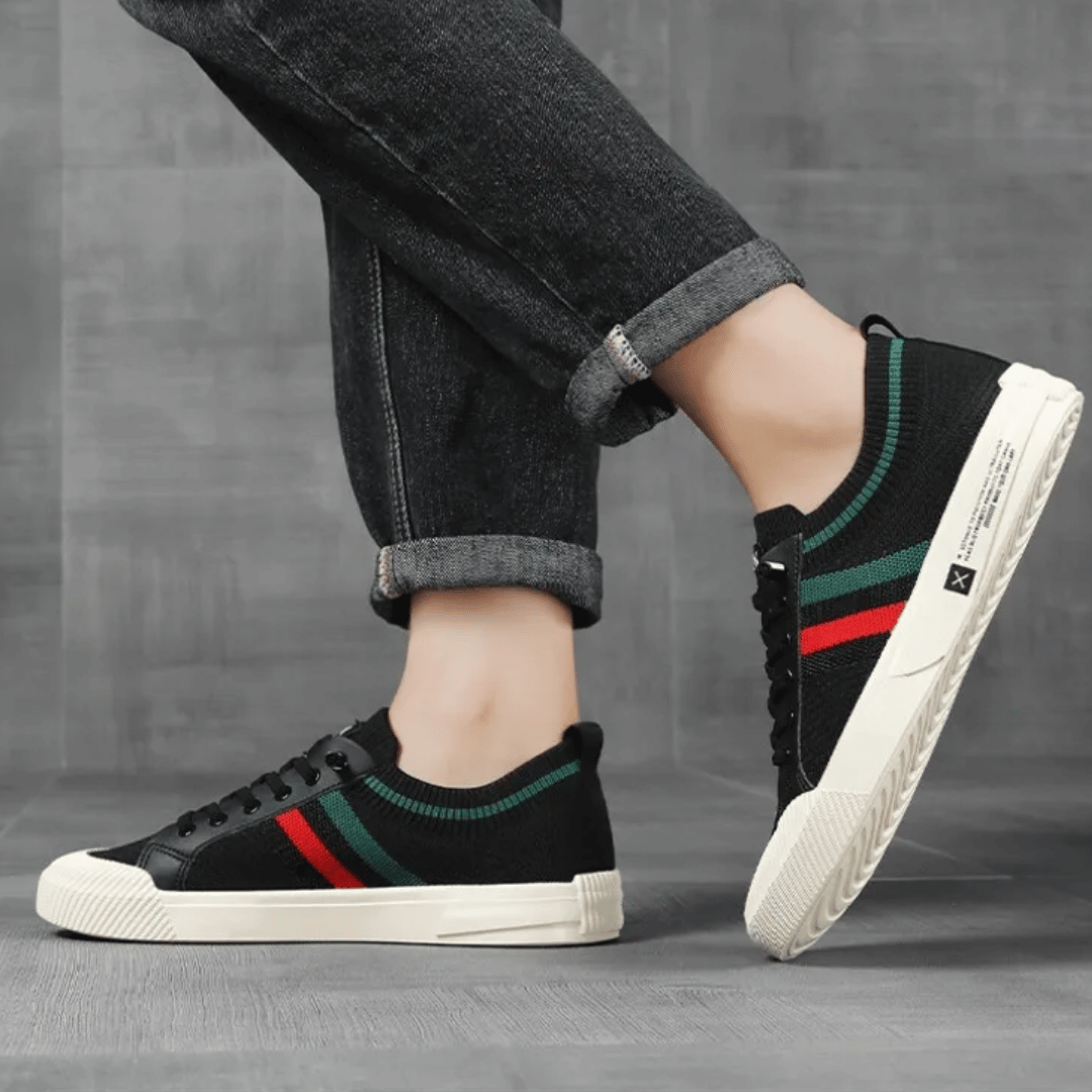HERBERGER | John Herren Sommer Schnürschuhe aus atmungsaktivem Strickmaterial