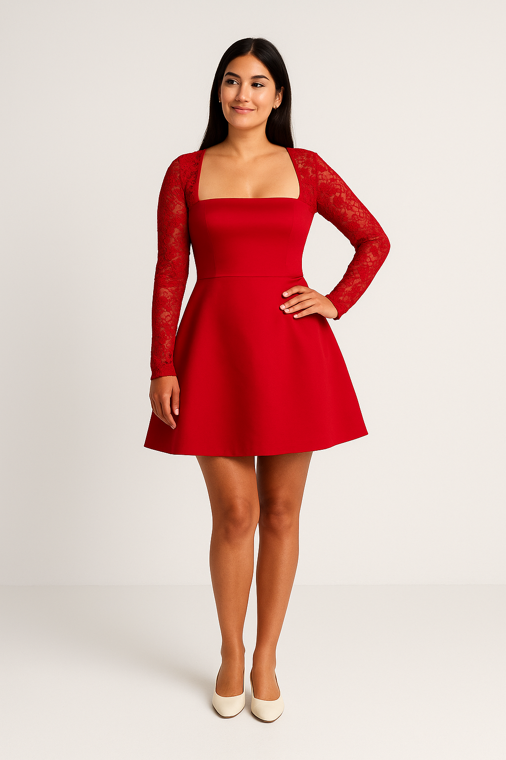 HERBERGER | Atmungsaktives Damen Satin Kleid elegant und schön für den Sommer