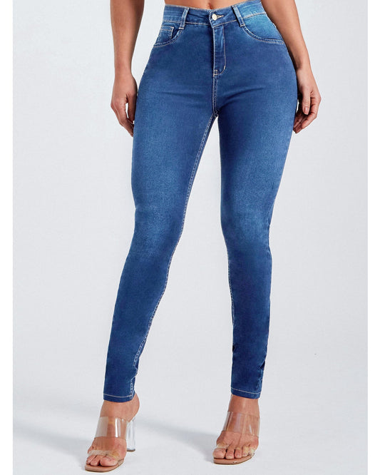 Jeans mit hoher Taille