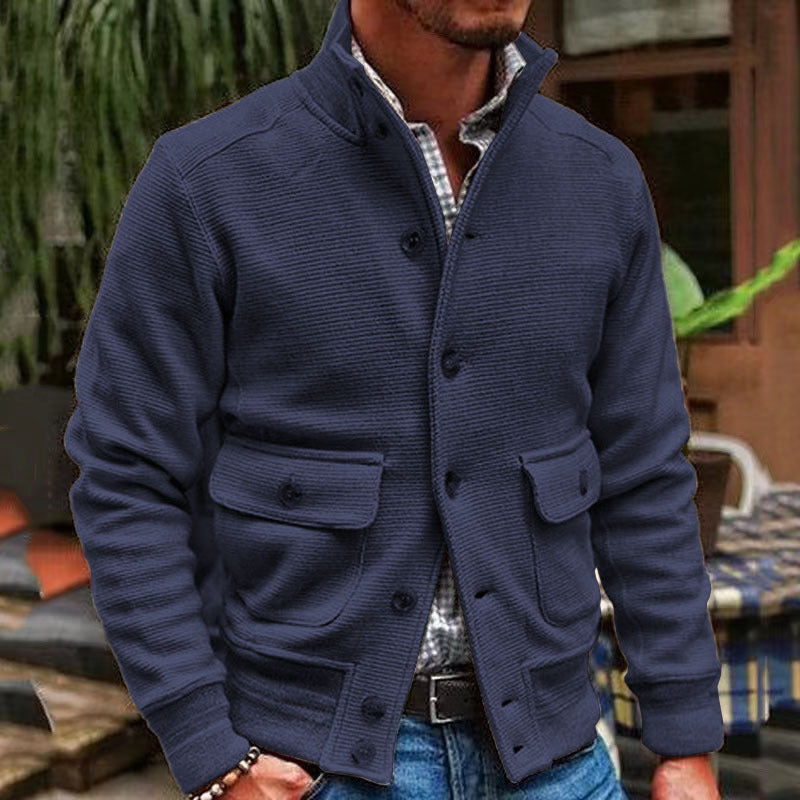 Modische Jacke mit Stehkragen