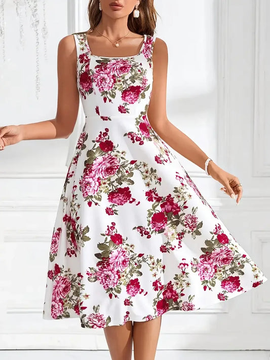 Nikolina Modisches und Elegantes Midi-Kleid