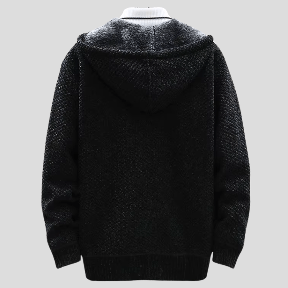 Werner™ Stilvoller Strick-Hoodie