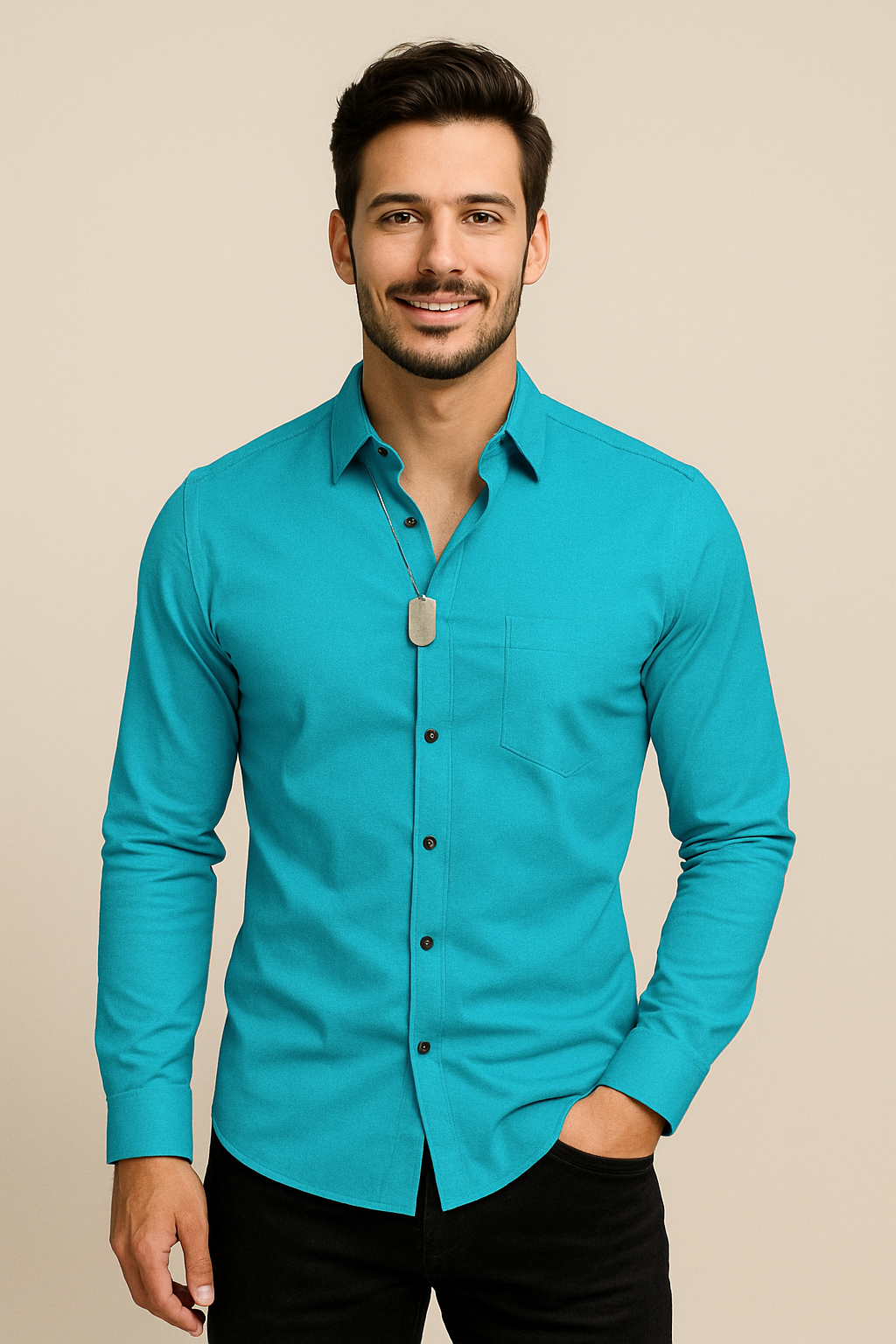 HERBERGER | Herren Langarmhemd mit Stretch für Büro und Alltag