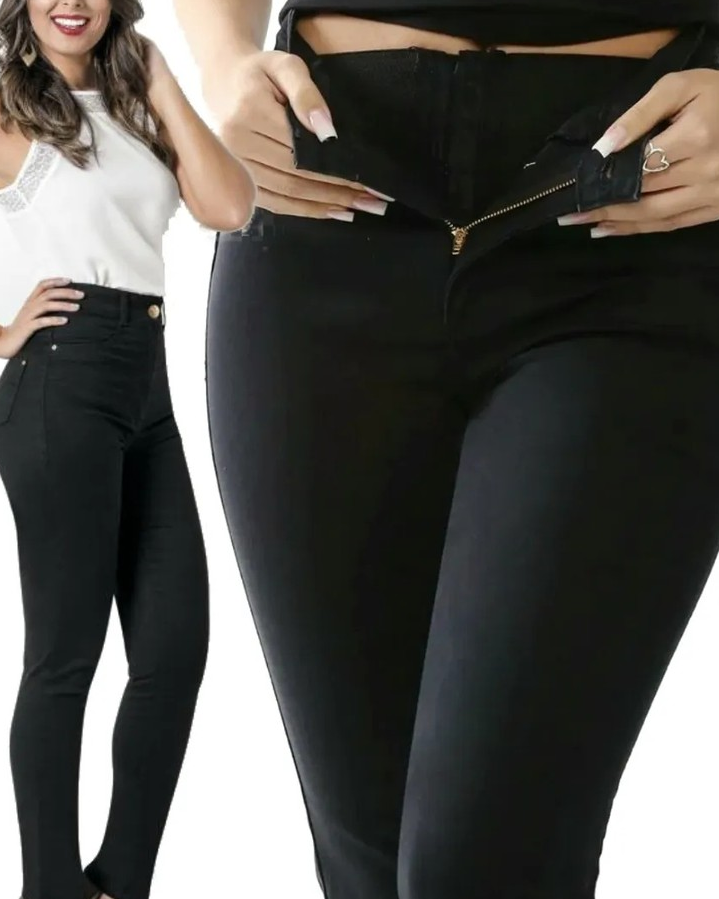 Jeans Mit Hoher Taille