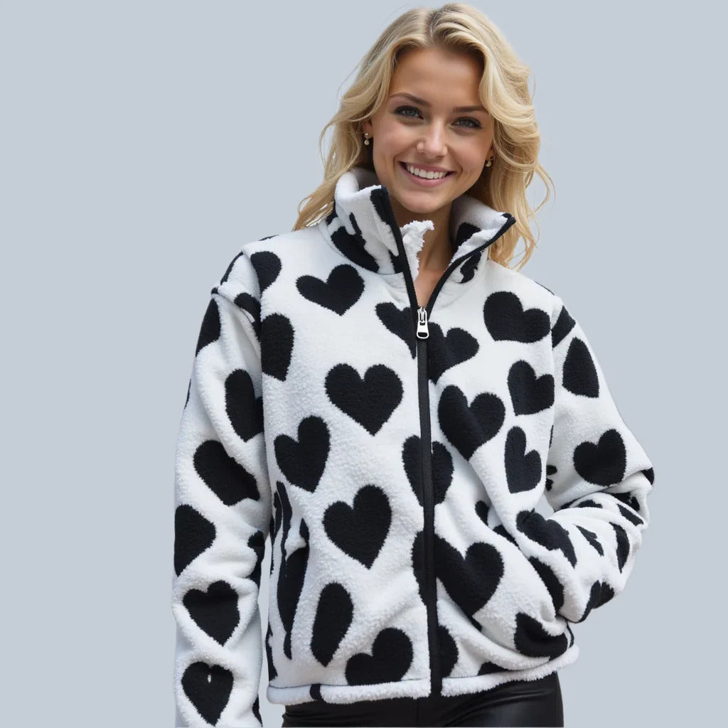 Katharina™ Winter Herzen-Jacke