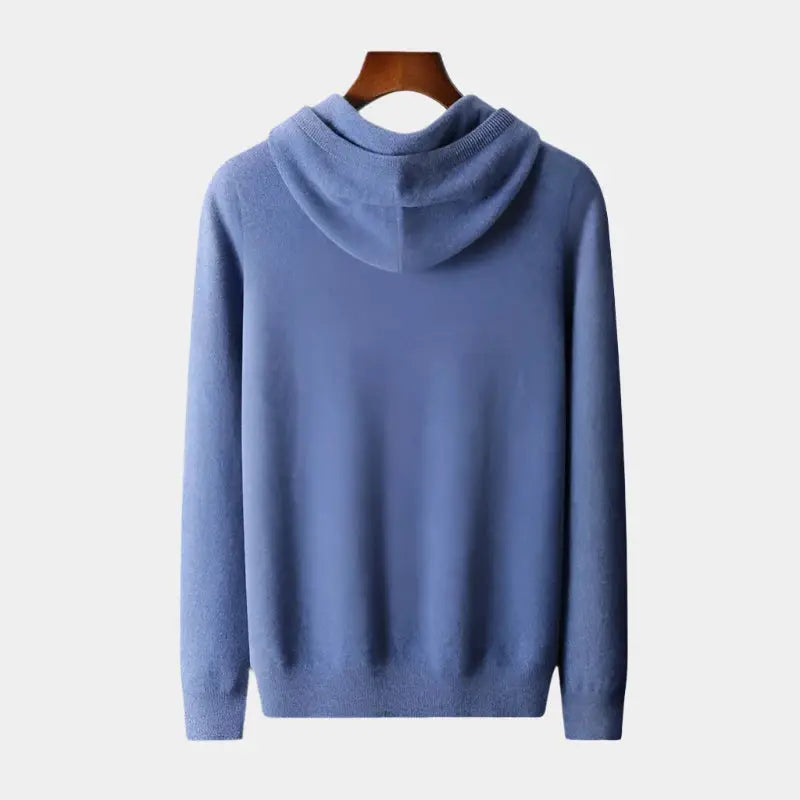 Pullover mit Kapuze aus Wolle