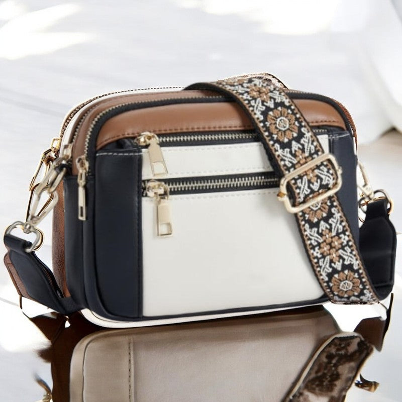 Mila™ Stilvolle Leder Schultertasche