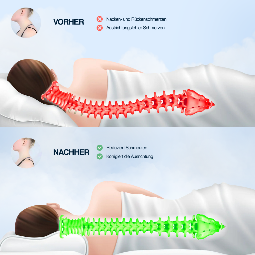 ErgoPillow - Ergonomische Stütze für die ganze Nacht