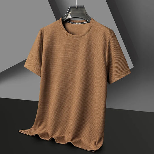 Wabenlook Herren Polo-Shirt