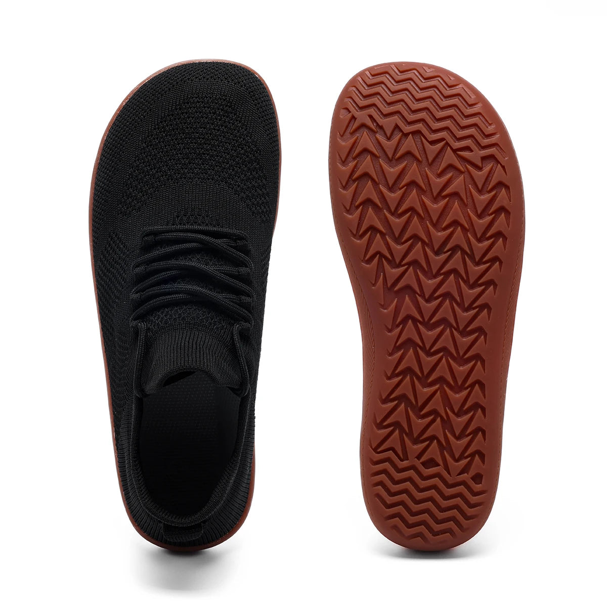 Damen Barfußschuhe Breite Zehenbox Leicht Atmungsaktiv Minimalistische Outdoor Sneaker