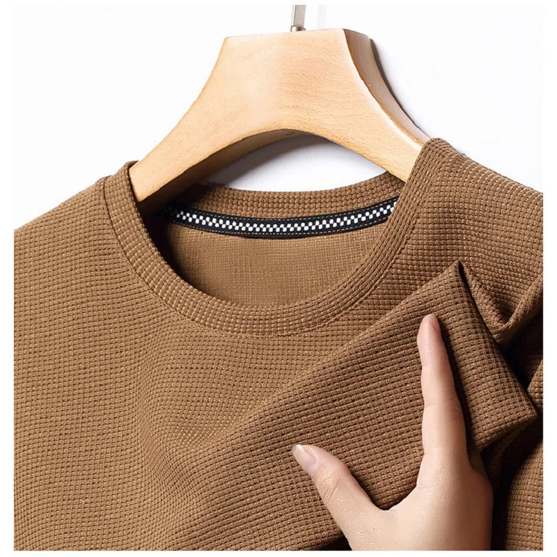 Wabenlook Herren Polo-Shirt