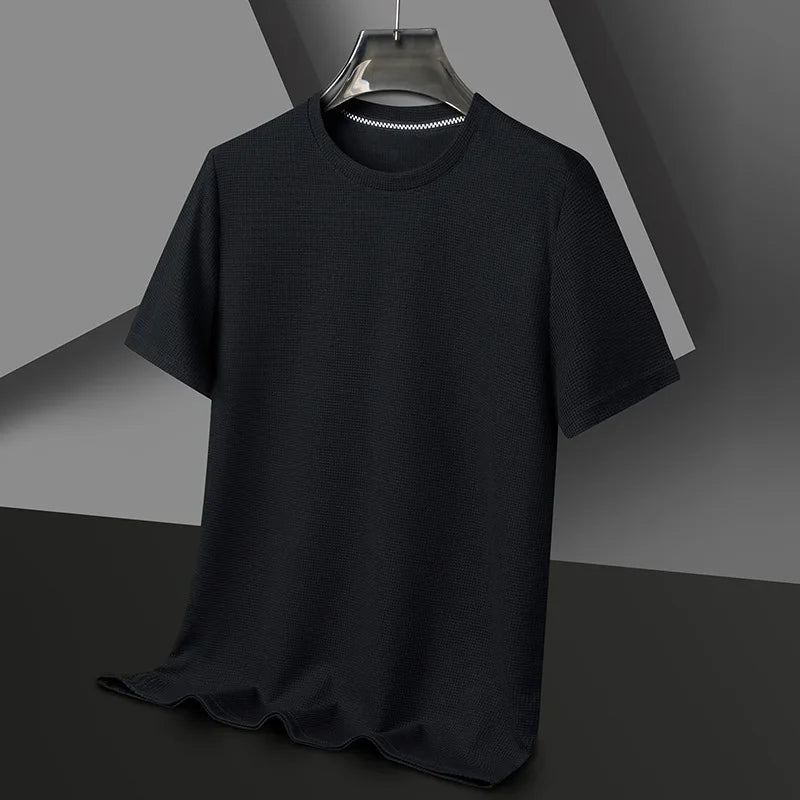 Wabenlook Herren Polo-Shirt