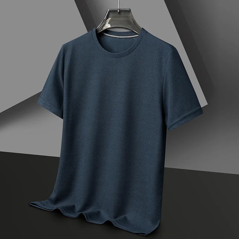 Wabenlook Herren Polo-Shirt